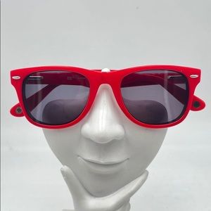 Muse Red Oval Sunglasses Frames